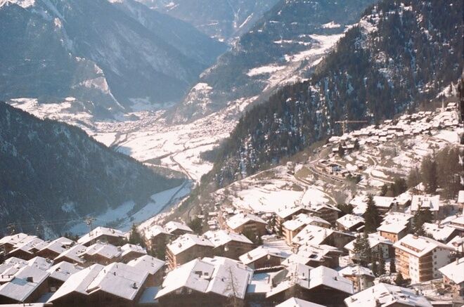 ngôi làng rượu vang Verbier
