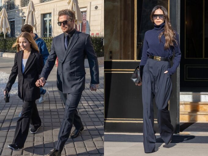 Nhà Becks ở Paris Fashion Week 