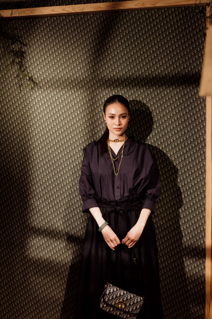 Lan Ngọc tại showroom Dior