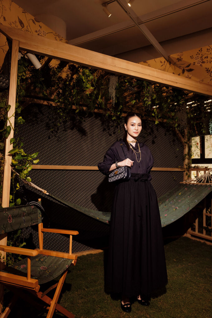 Lan Ngọc tại showroom Dior