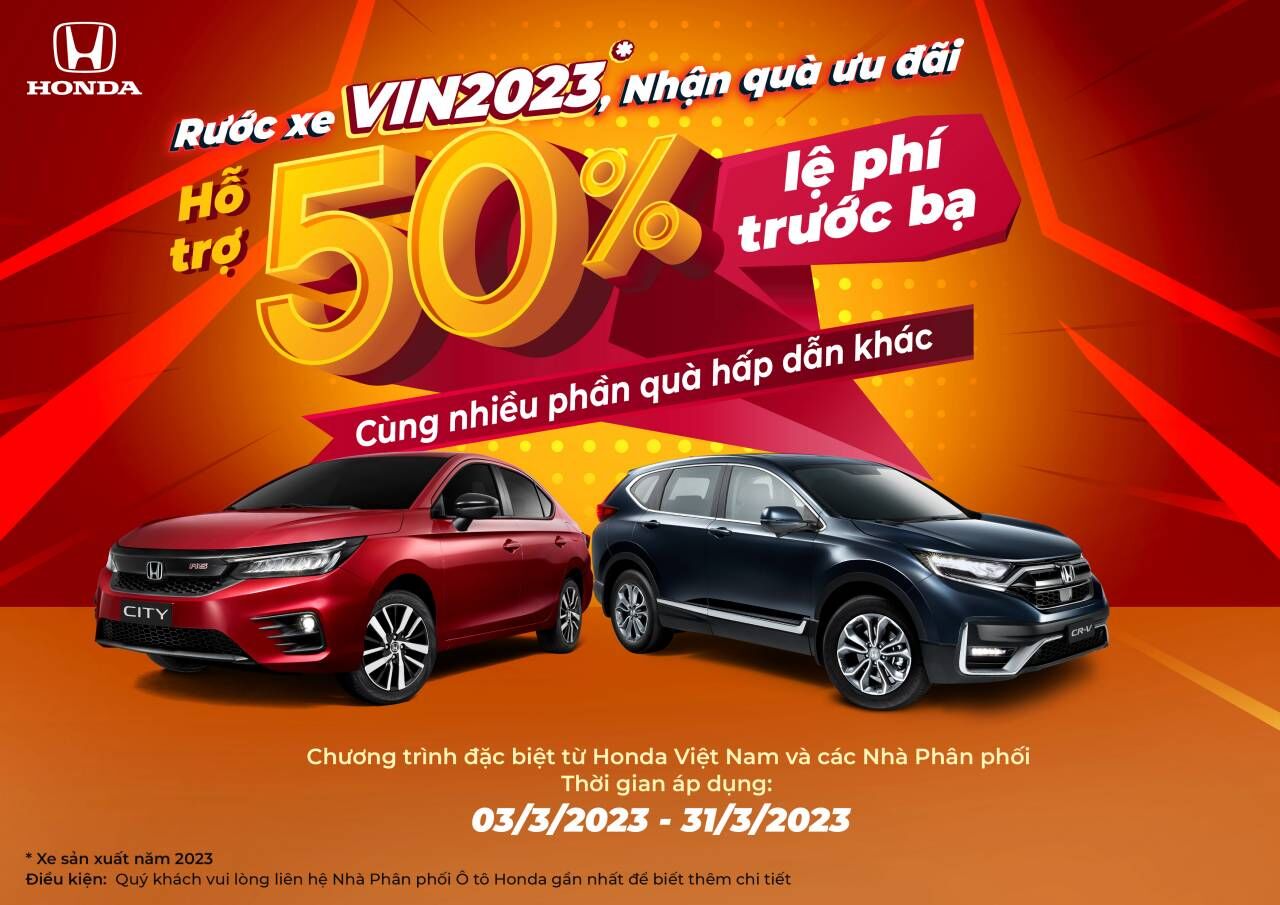Honda Việt Nam ưu đãi 