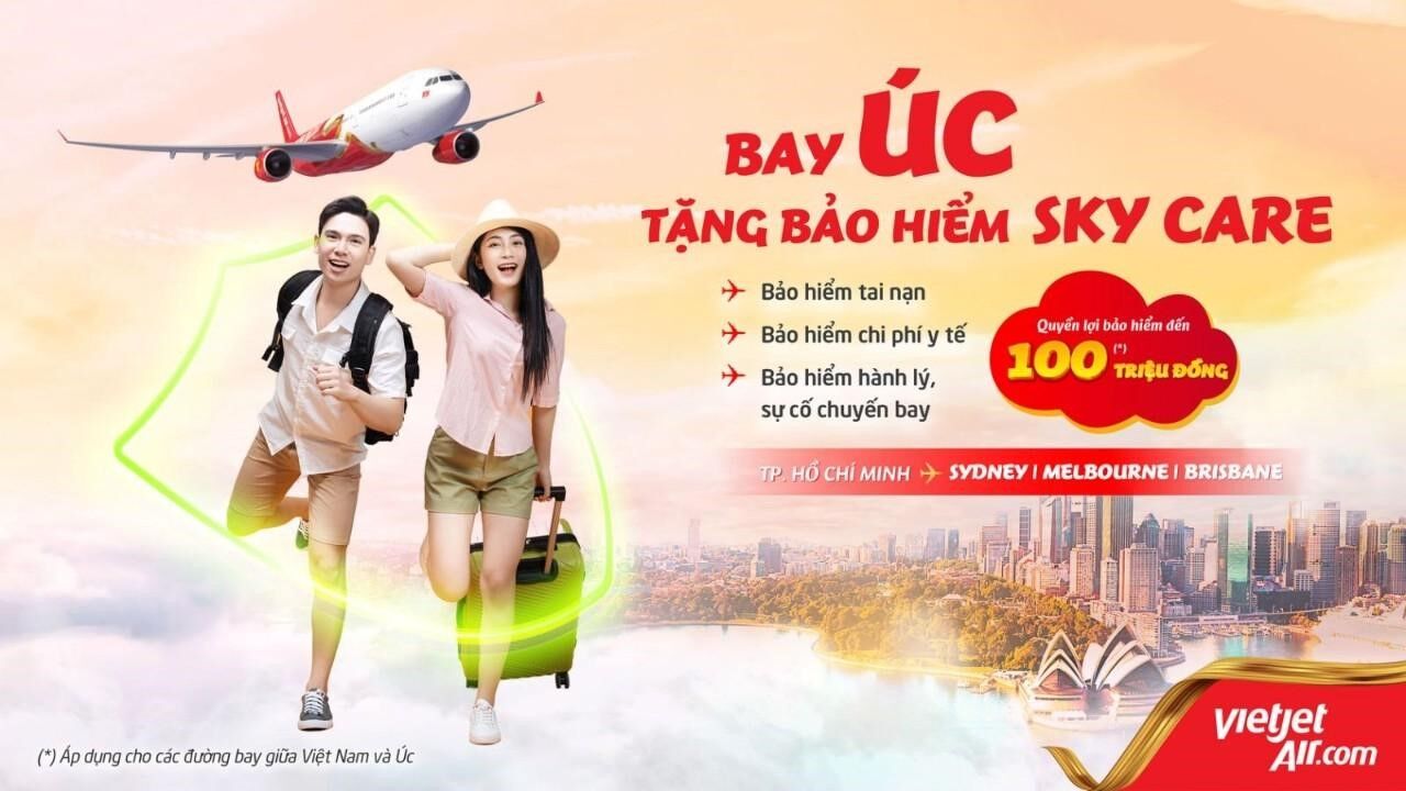 An toàn khám phá Úc cùng VietJet Air.