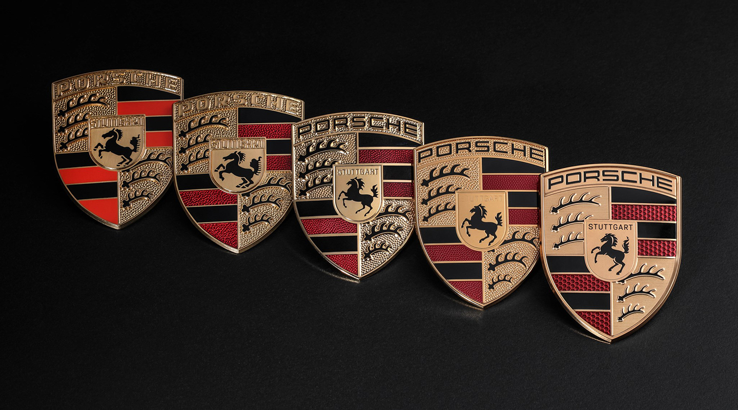 logo mới của Porsche