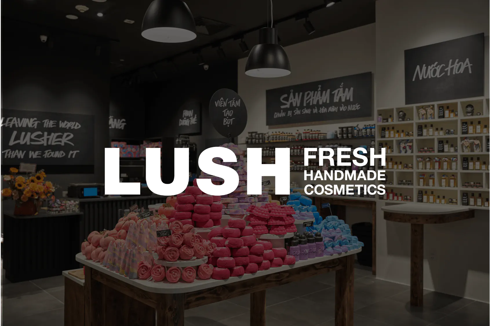 cửa hàng nỹ phẩm LUSH 