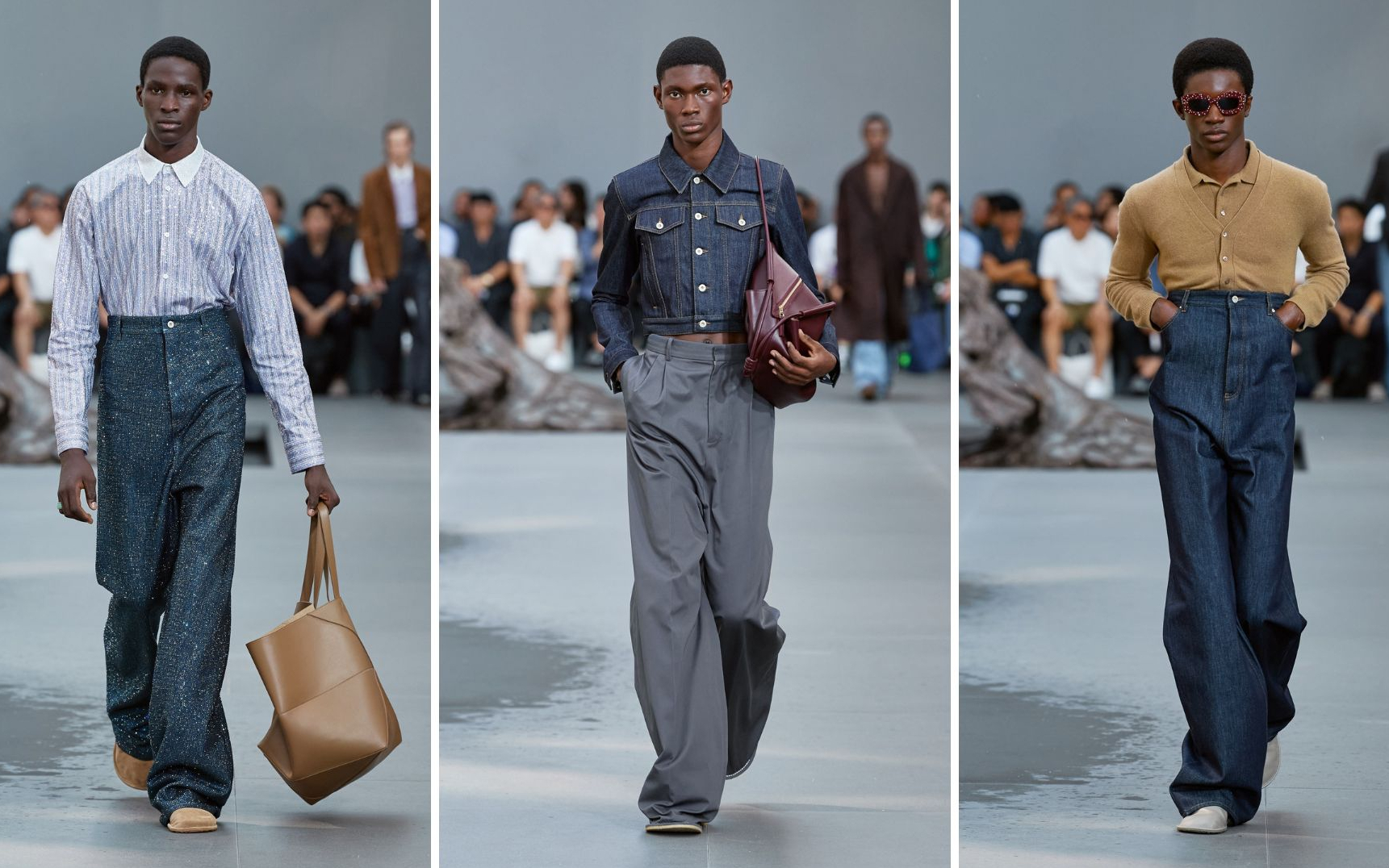 Loewe Menswear Xuân Hè 2024 tôn vinh những dáng hình thời trang