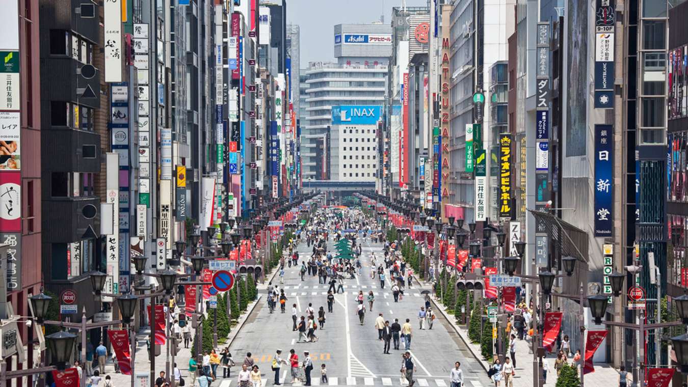 Du lịch Ginza tour du lịch Nhật Bản