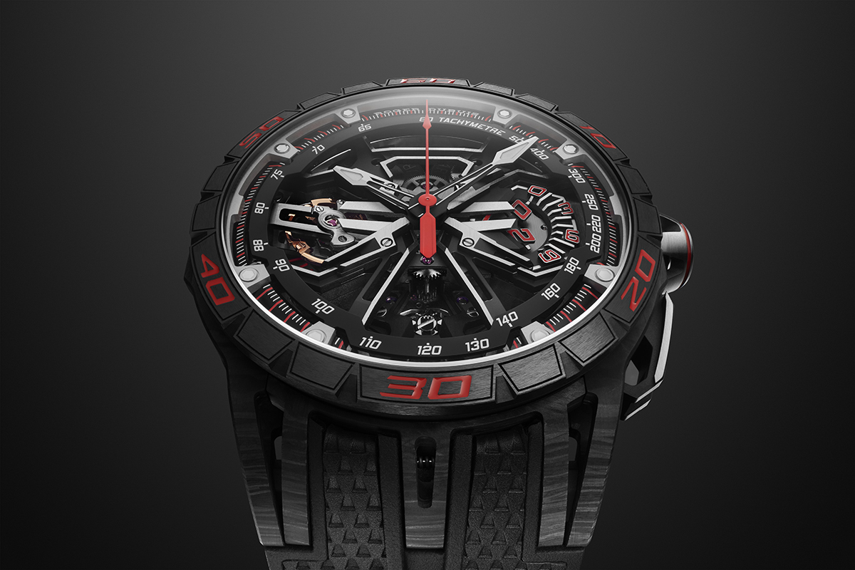 Đồng hồ Excalibur Spider Flyback Chronograph 