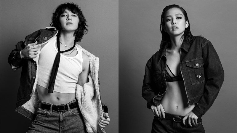 Jennie và Jungkook xuất hiện trong Chiến dịch Calvin Klein Fall 2023