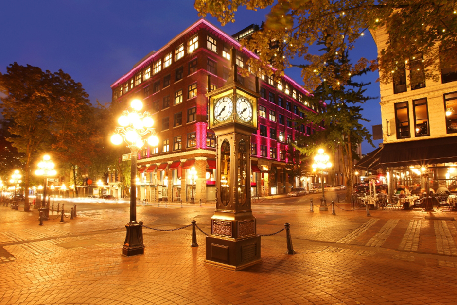 Khu lịch sử Gastown - Tour du lịch Canada