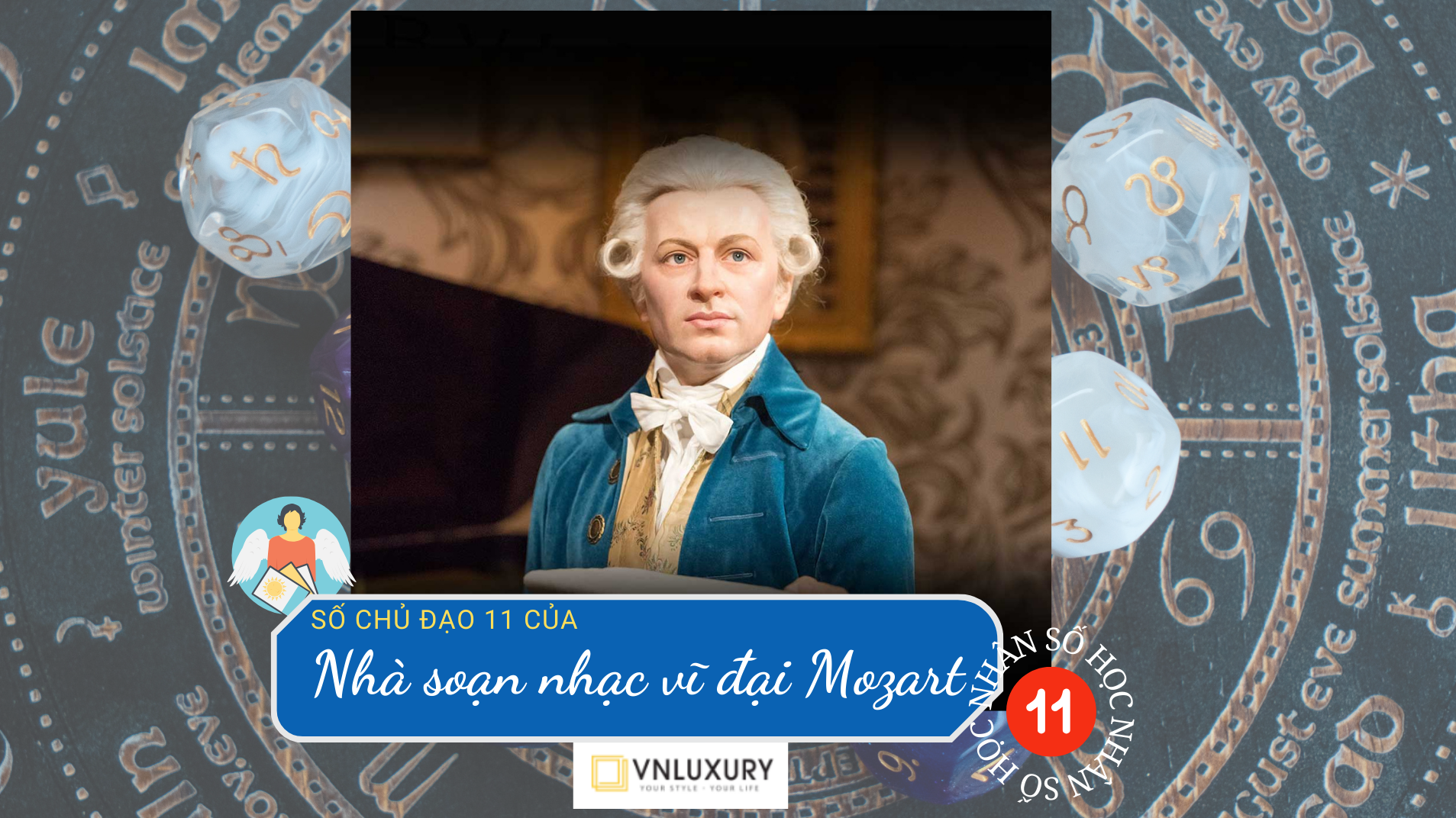 Nhà soạn nhạc vĩ đại Mozart phát huy phẩm chất nào của Số chủ đạo 11