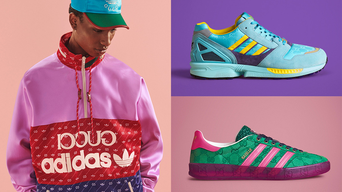 Mẫu giày thể thao hợp tác đẳng cấp - Gucci x Adidas Originals Gazelle