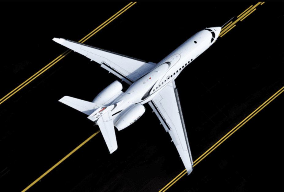 Mẫu máy bay Falcon 6X mới nhất