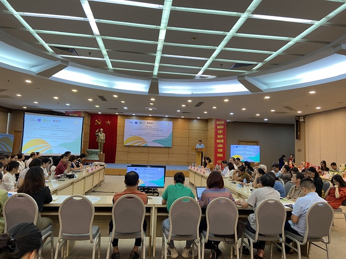 hội thảo “Ứng dụng công nghệ - đổi mới sáng tạo để tăng cường năng lực xuất khẩu cho ngành hàng nông sản Việt Nam”.