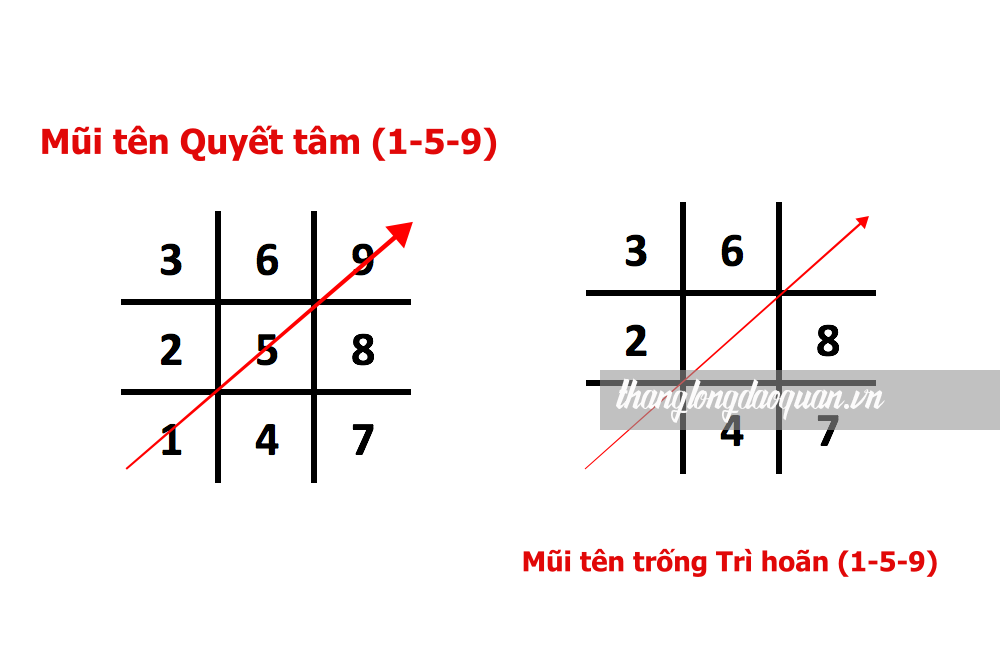 Thần số học mũi tên 159