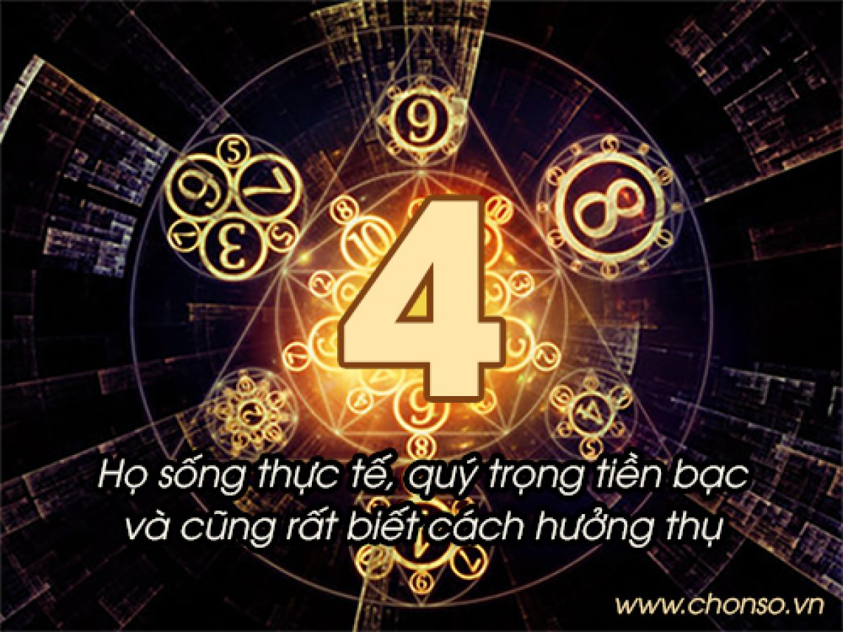 Thần số học số 4, ý nghĩa số 4 chủ đạo trong nhân số học
