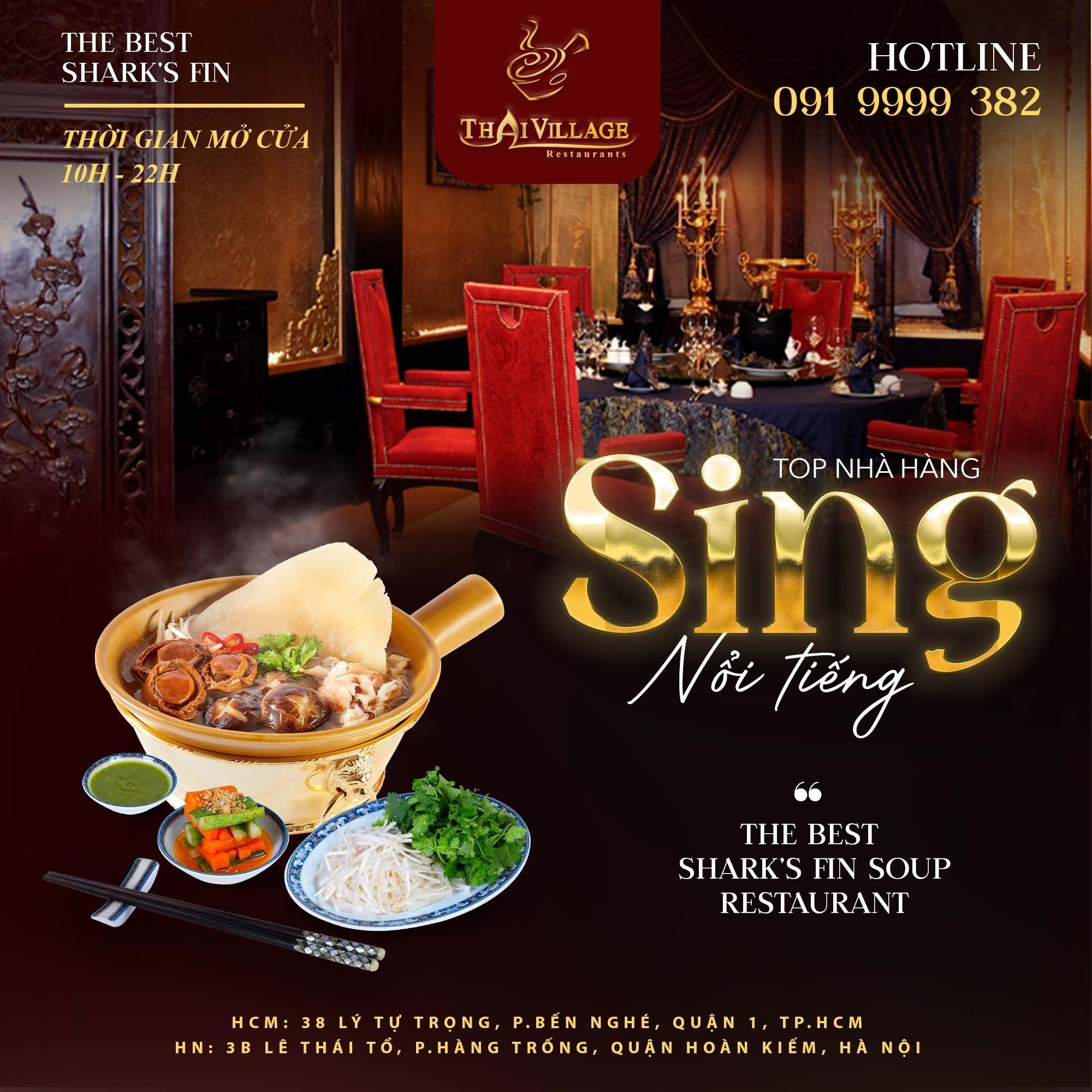 nhà hàng Singapore ở Sài Gòn
