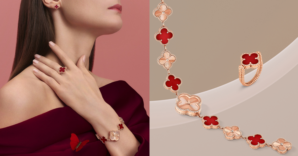Van Cleef & Arpels bổ sung 4 thiết kế mới vào BST Alhambra biểu tượng
