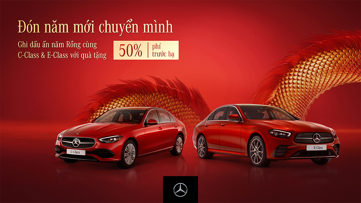 Chương trình ưu đãi Mercedes-Benz dành cho khách hàng đầu Xuân 2024