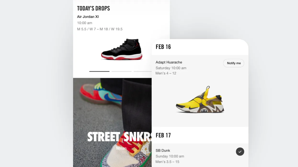 Làm thế nào để sở hữu giày trên ứng dụng Nike SNKRS?