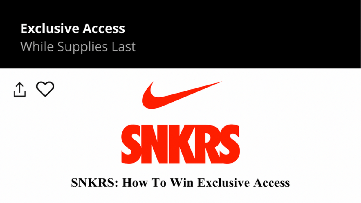 Làm thế nào để sở hữu giày trên ứng dụng Nike SNKRS?