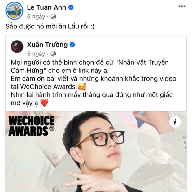 Màn chào sân rực rỡ của Double2T nhận 4 đề cử tại WeChoice Awards 2023