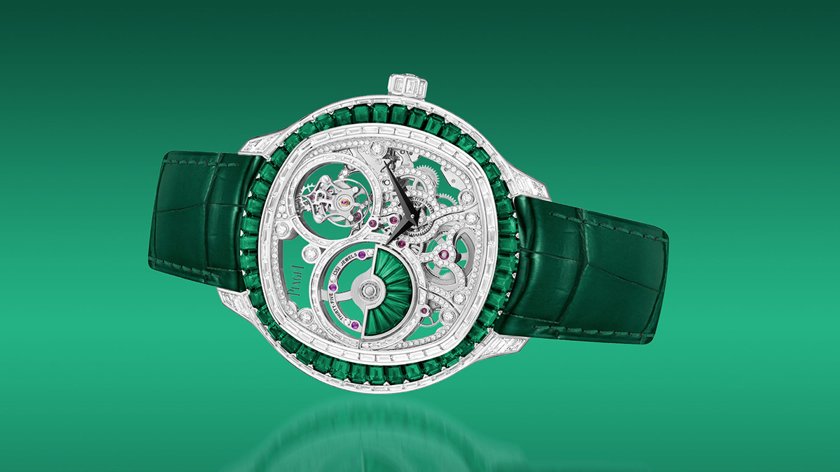 Ra mắt đồng hồ Piaget Polo Emperador đính 53 viên ngọc lục bảo