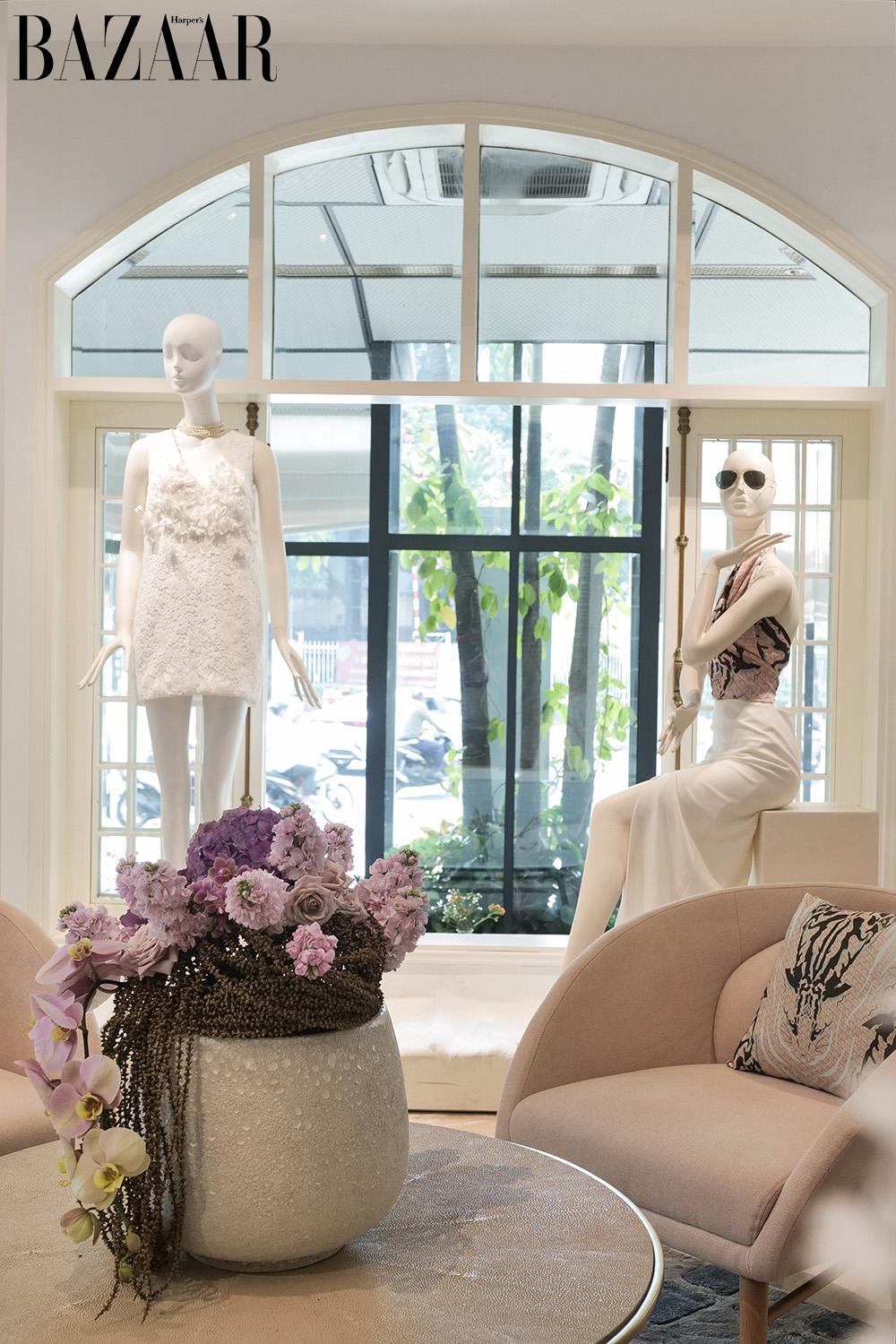 The House Of Fashion sở hữu không gian của một căn biệt thự có kiến trúc phong cách Pháp sang trọng