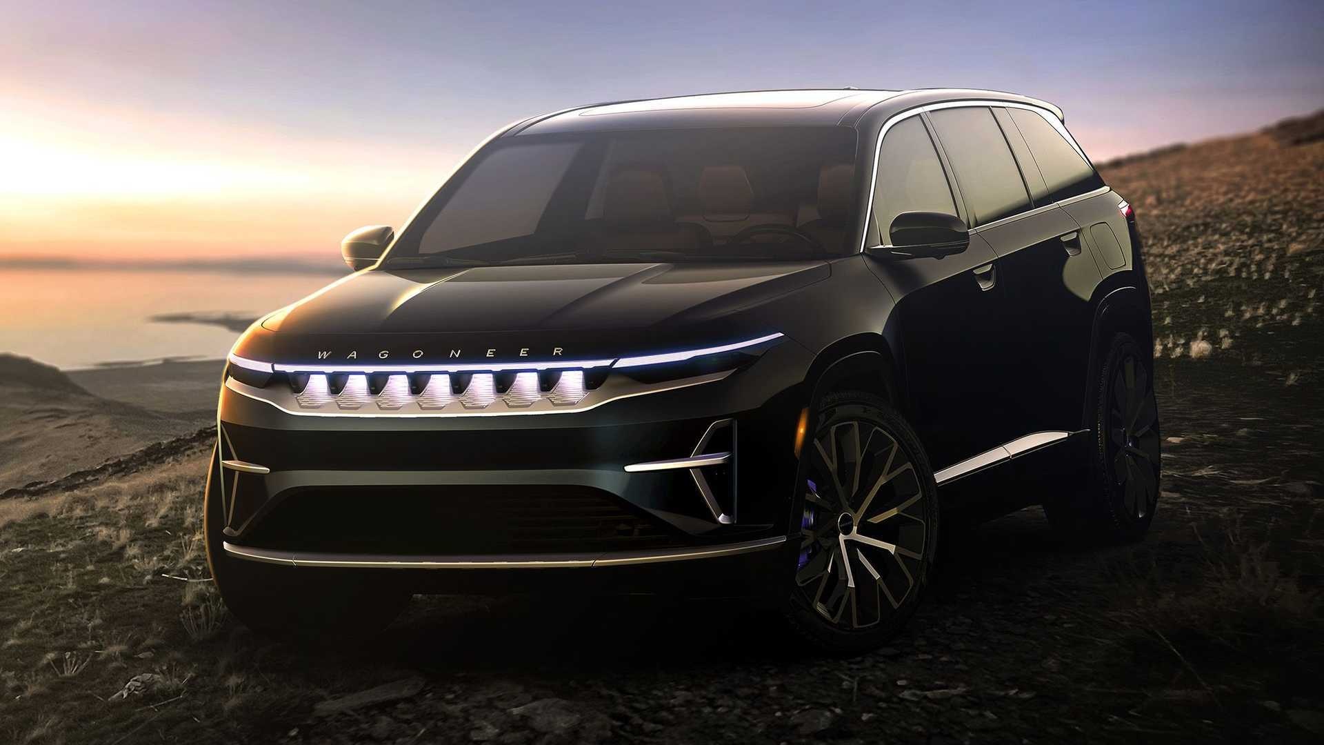 Những hé lộ đầu tiên về xe điện Jeep Wagoneer S: Công suất tới 600 mã lực