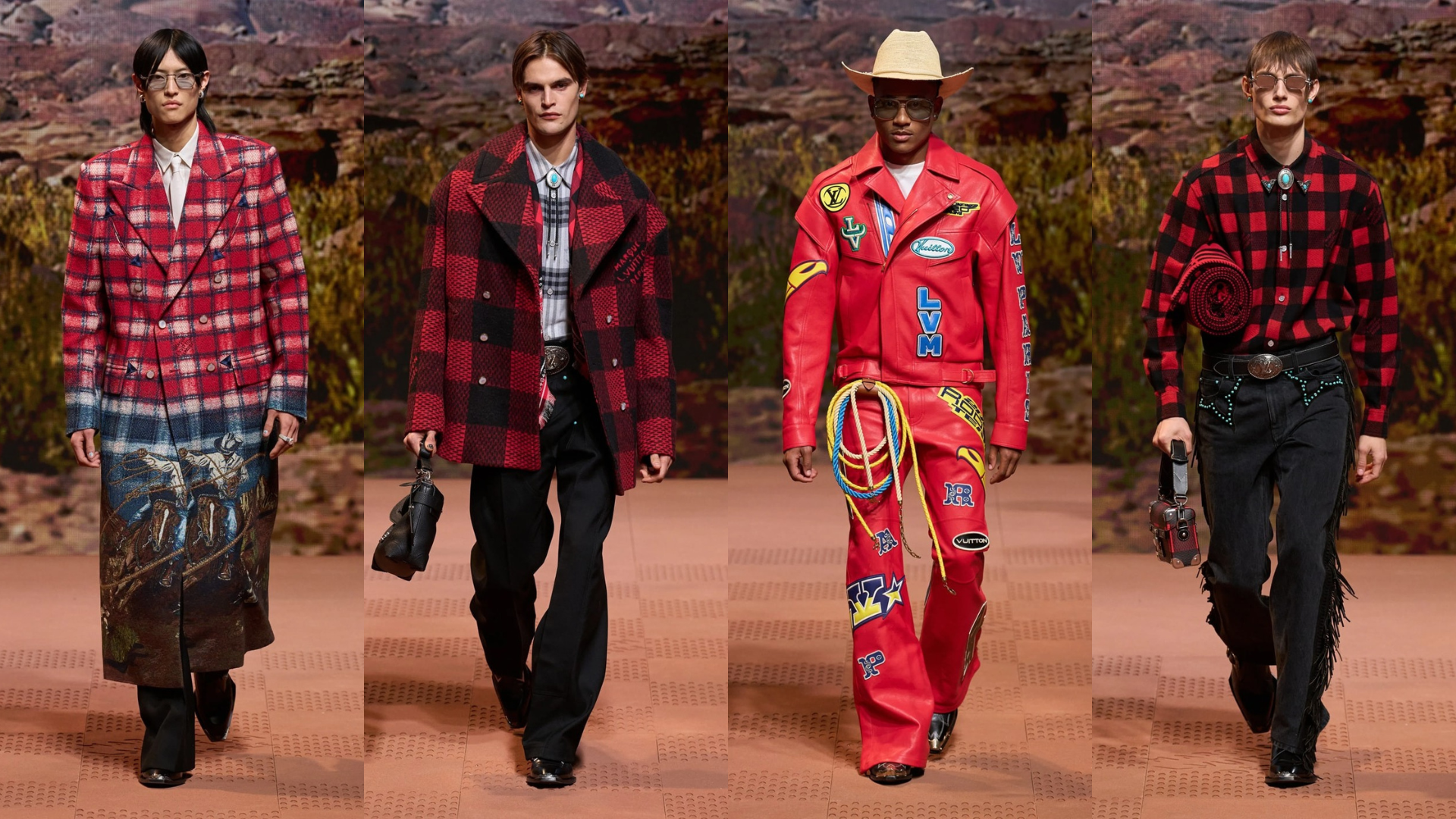 Louis Vuitton Fall/Winter 2024 Menswear – Chuyến phiêu lưu về miền Viễn Tây nước Mỹ của Pharrell Williams