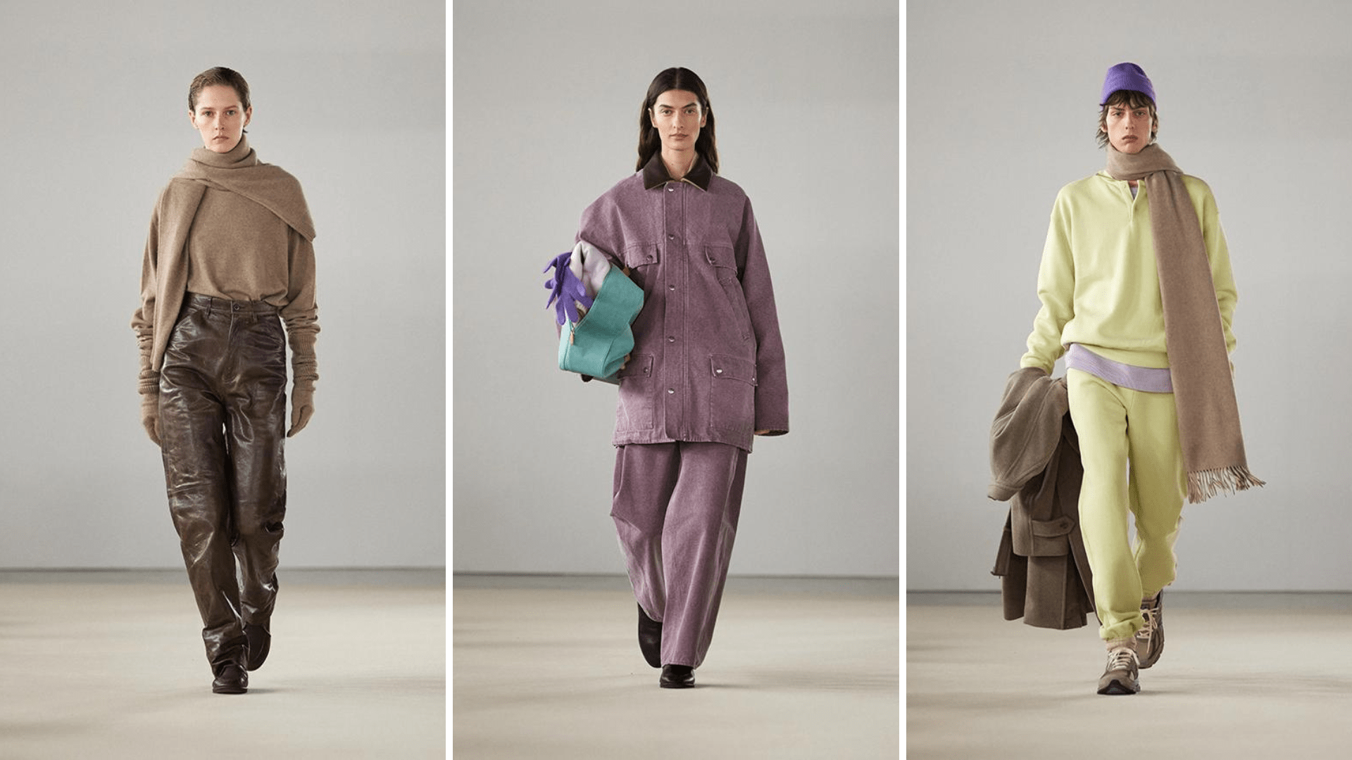 Auralee F/W 2024 trên đường đến tiệm giặt ủi