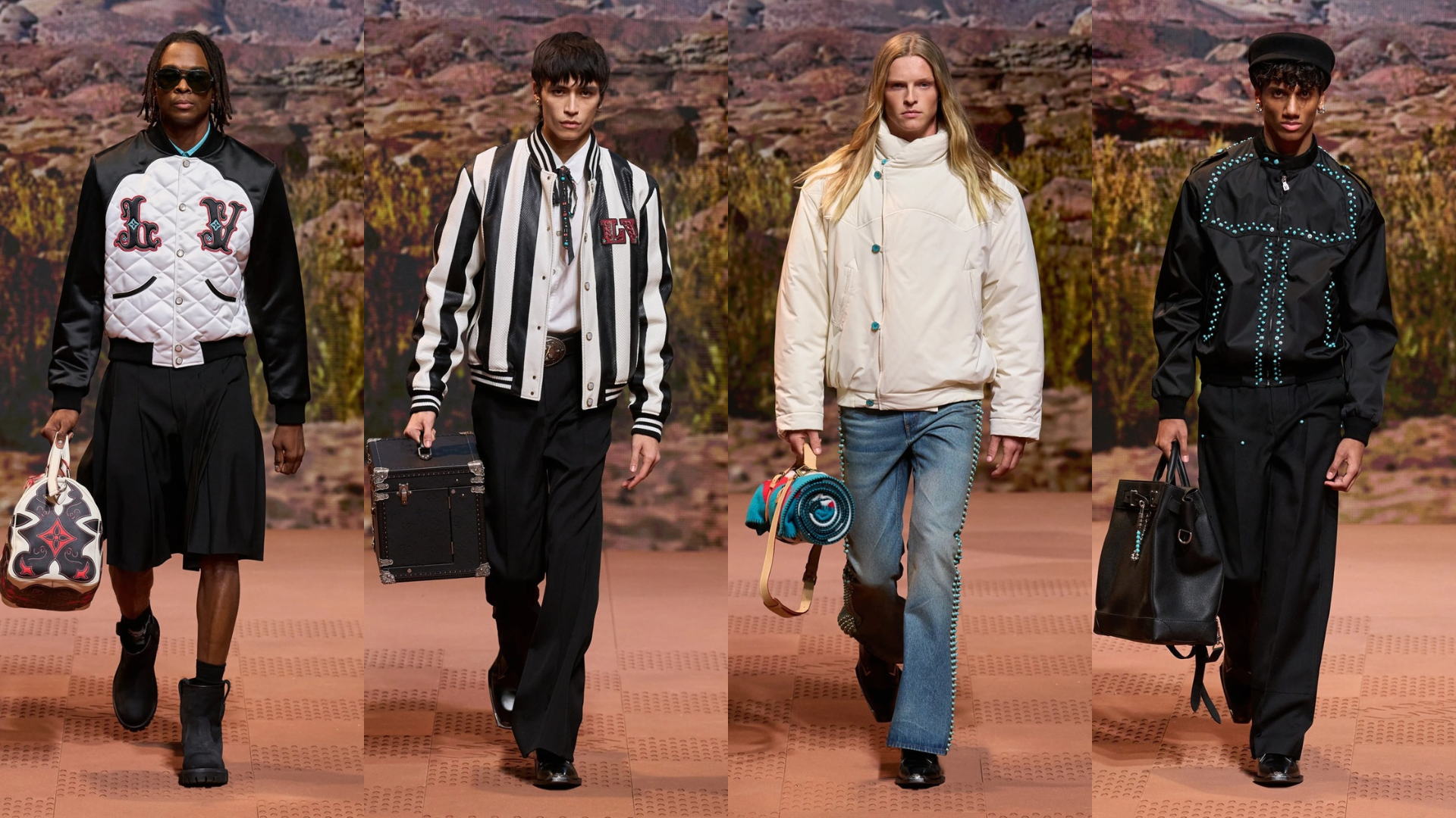 Louis Vuitton Fall/Winter 2024 Menswear – Chuyến phiêu lưu về miền Viễn Tây nước Mỹ của Pharrell Williams