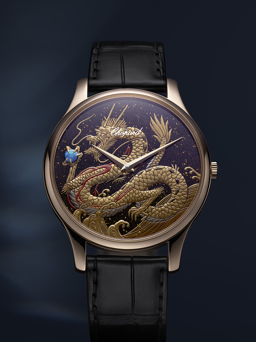 Chopard mừng Tết Nguyên Đán với nghệ thuật sơn mài Urushi và hình tượng Rồng thiêng