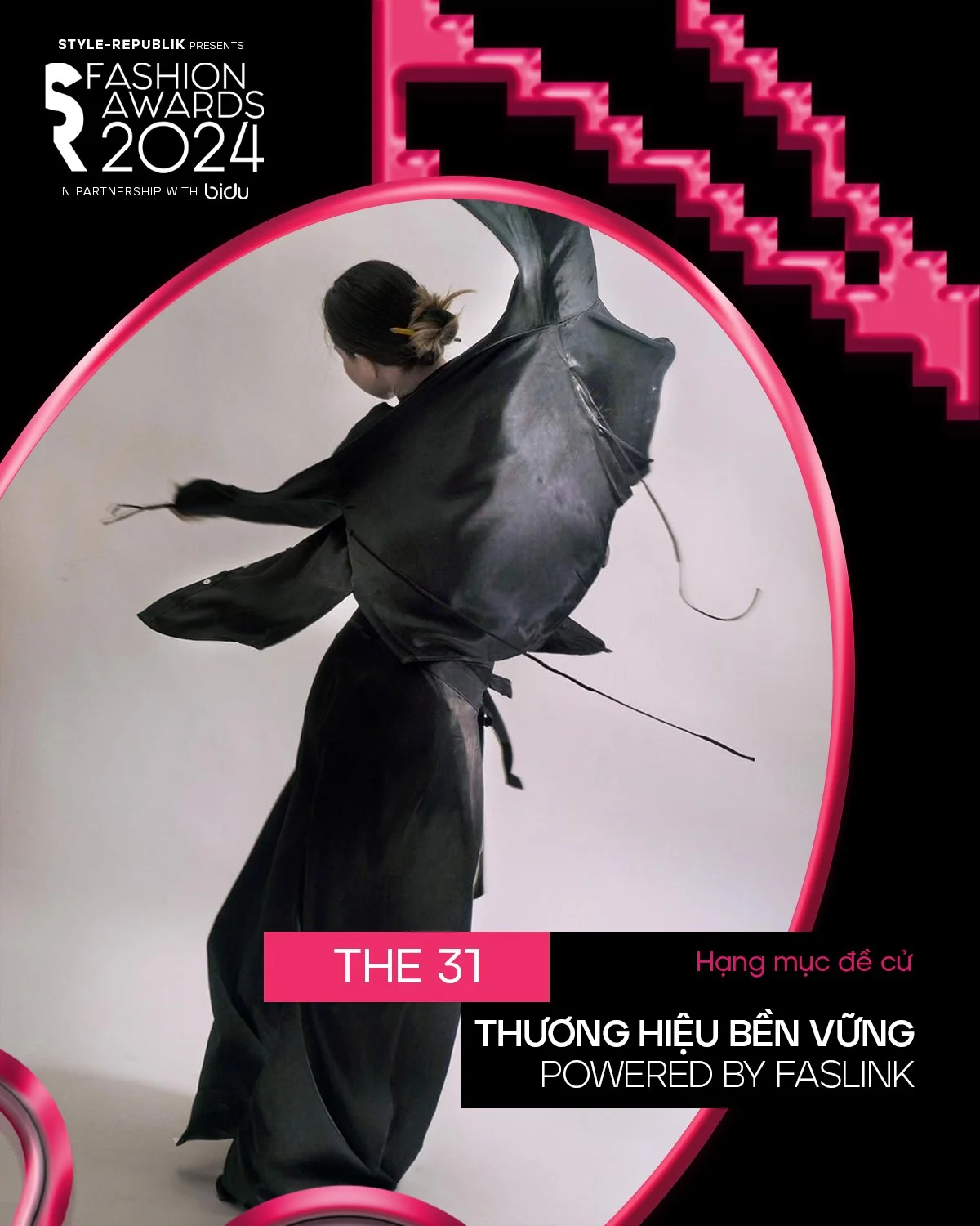SR Fashion Awards 2024 x Faslink: Tôn vinh thời trang “xanh” thông qua hạng mục Thương hiệu Bền vững Powered by Faslink