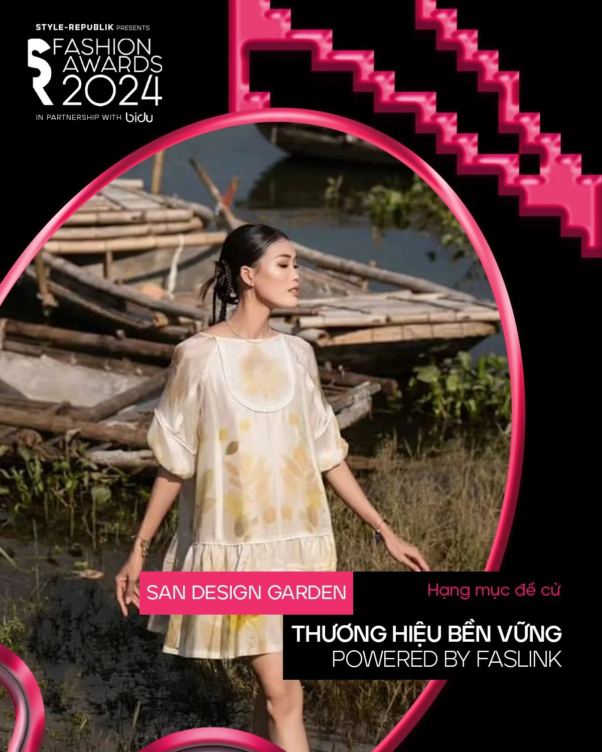 SR Fashion Awards 2024 x Faslink: Tôn vinh thời trang “xanh” thông qua hạng mục Thương hiệu Bền vững Powered by Faslink