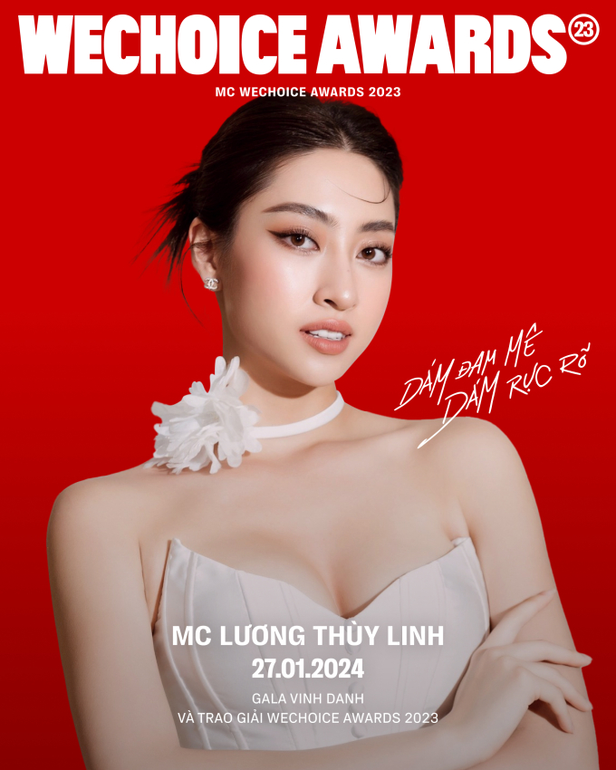 Lương Thuỳ Linh chính thức là MC WeChoice Awards 2023