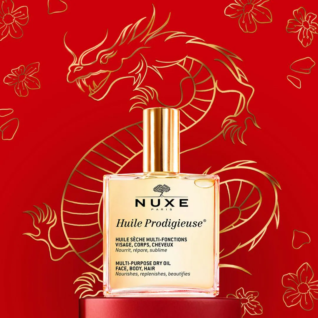 Thiết kế sang trọng của dầu dưỡng khô Huile Prodigieuse