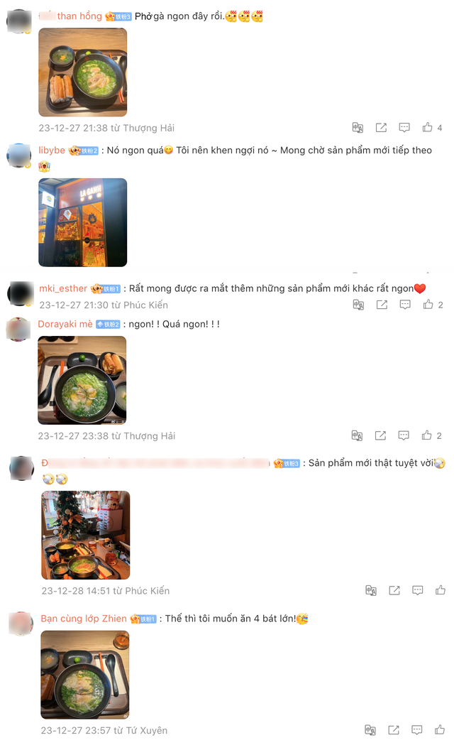 Chi Pu mở quán phở tại Thượng Hải, netizen xứ Trung nhận xét thế nào ?