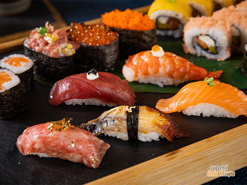 Những món sushi tại nhà hàng Toshi lọt vào top 5 tuyệt phẩm