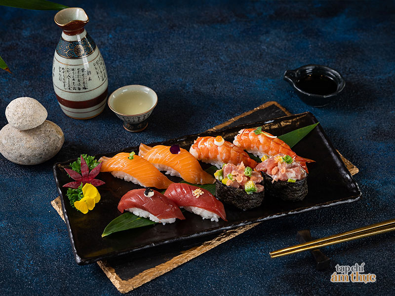 Những món sushi tại nhà hàng Toshi lọt vào top 5 tuyệt phẩm
