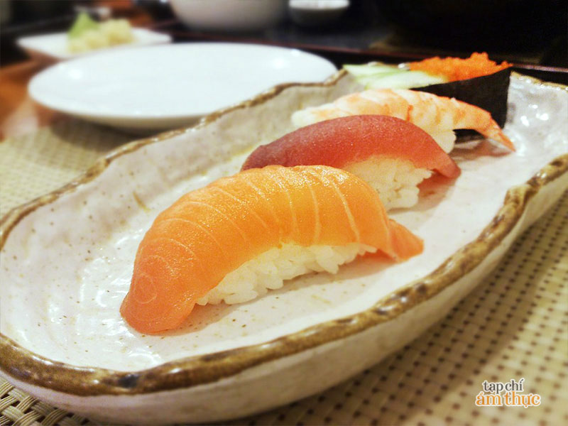 Những món sushi tại nhà hàng Toshi lọt vào top 5 tuyệt phẩm
