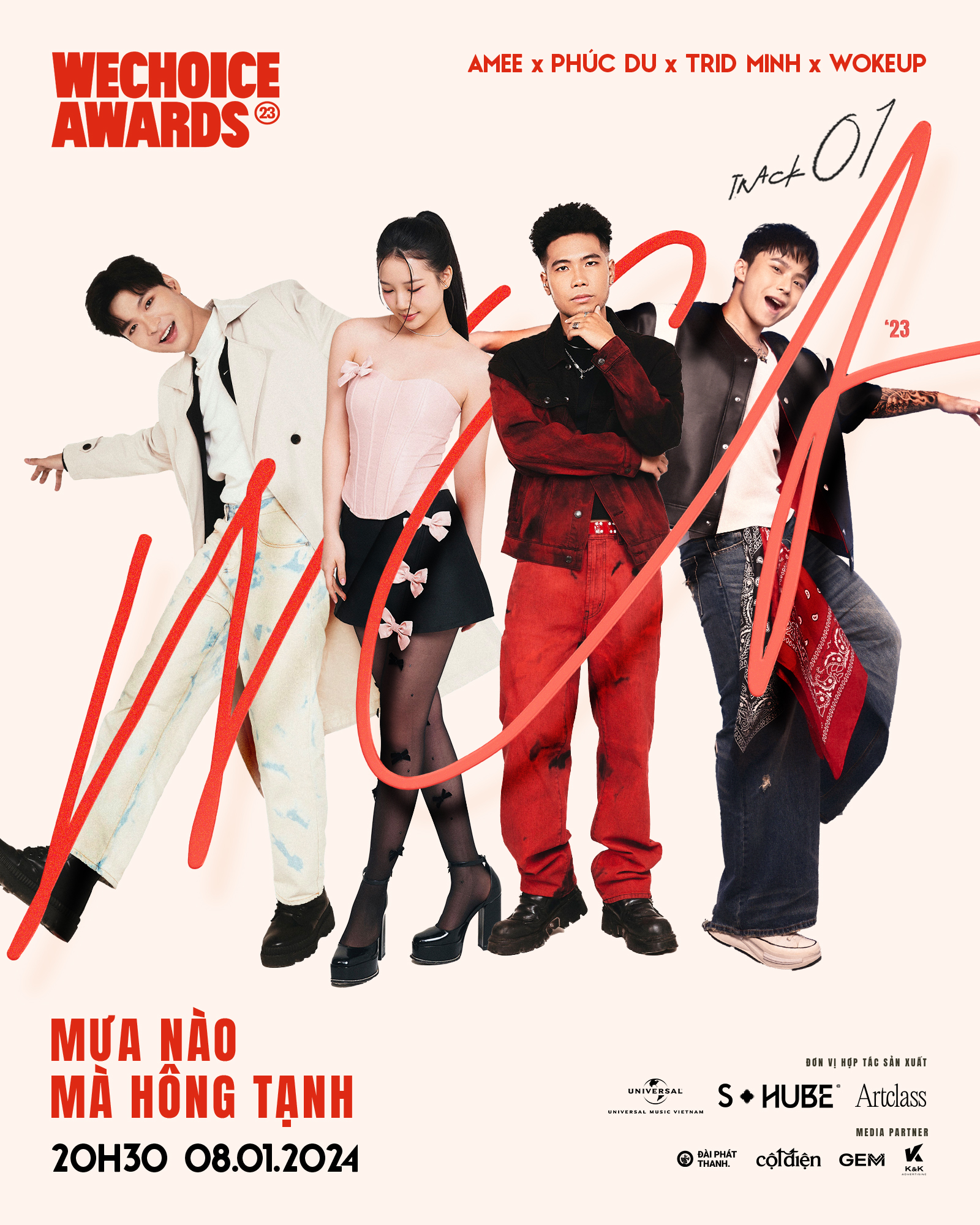 AMEE hé lộ ca khúc mới trong WeChoice Awards 2023