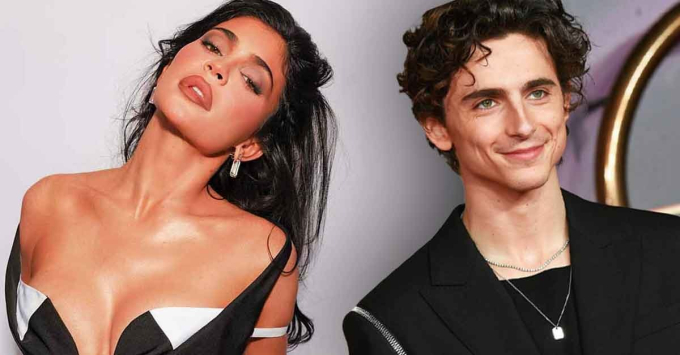 Kylie Jenner và Timothée Chalamet phát cẩu lương trong Quả Cầu Vàng 
