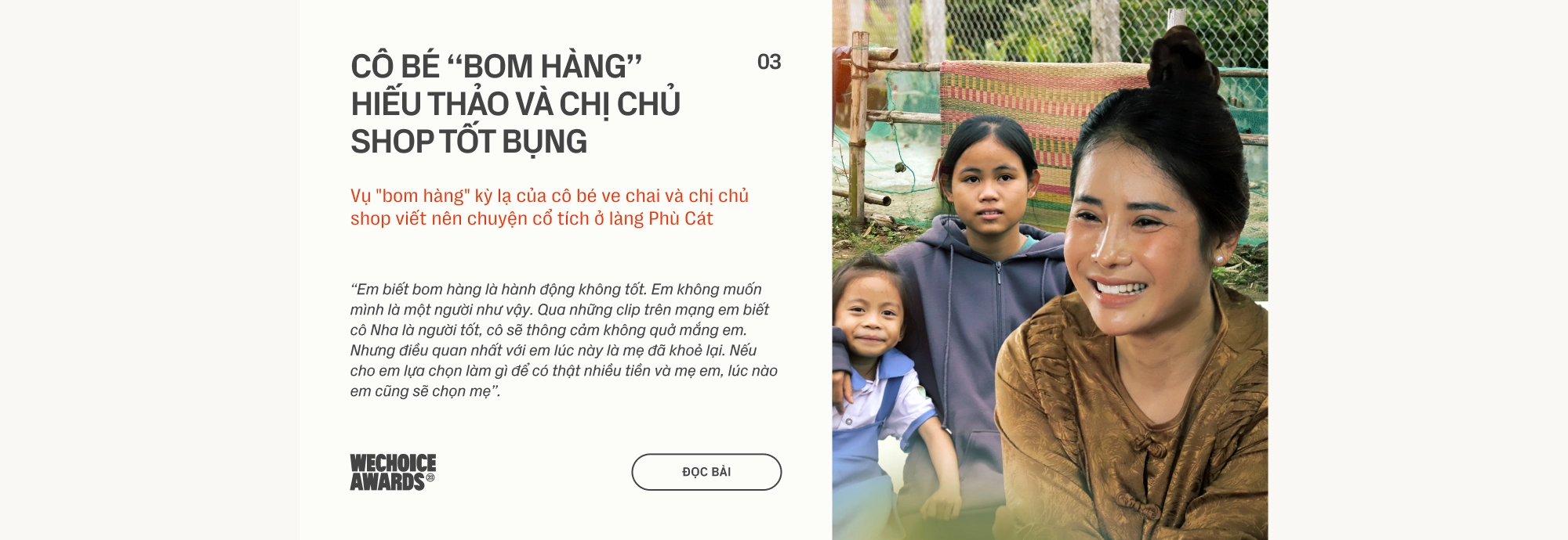 23 đề cử Nhân vật truyền cảm hứng WeChoice Awards 2023: Những người ôm giấc mơ, dám đam mê và làm điều tử tế