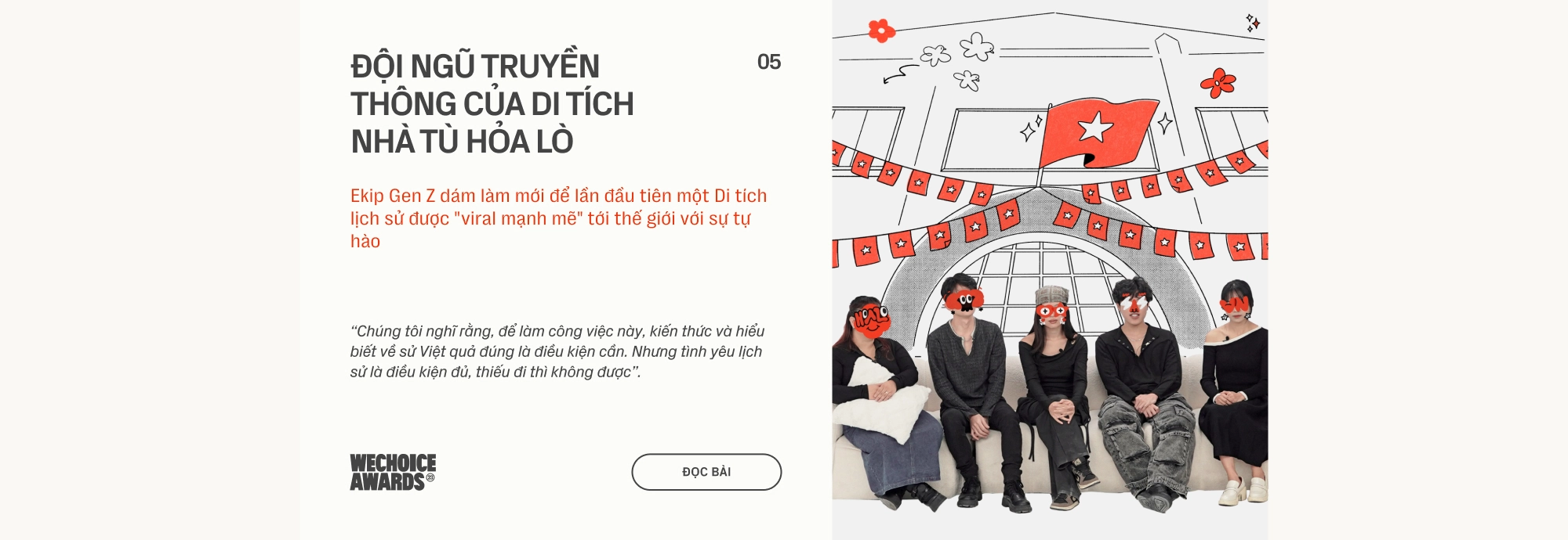23 đề cử Nhân vật truyền cảm hứng WeChoice Awards 2023: Những người ôm giấc mơ, dám đam mê và làm điều tử tế