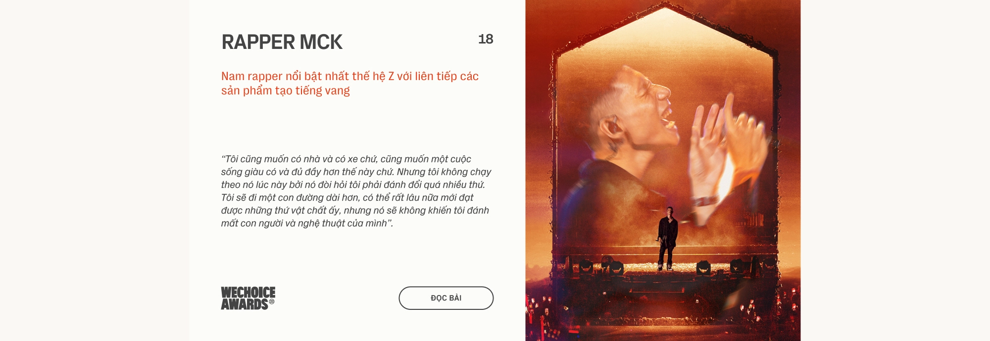 23 đề cử Nhân vật truyền cảm hứng WeChoice Awards 2023: Những người ôm giấc mơ, dám đam mê và làm điều tử tế
