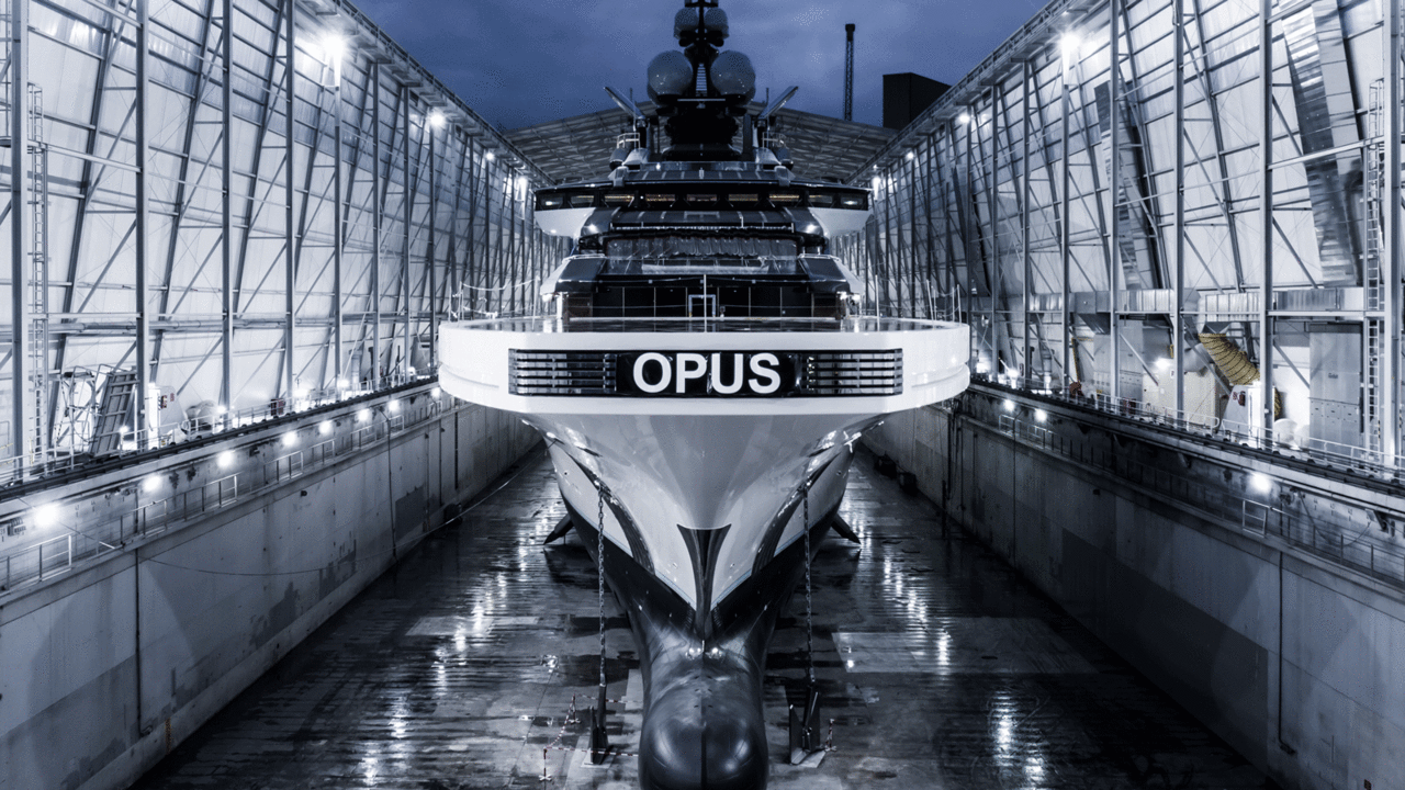 Lürssen hạ thuỷ chính thức siêu du thuyền 142m - Project "OPUS"