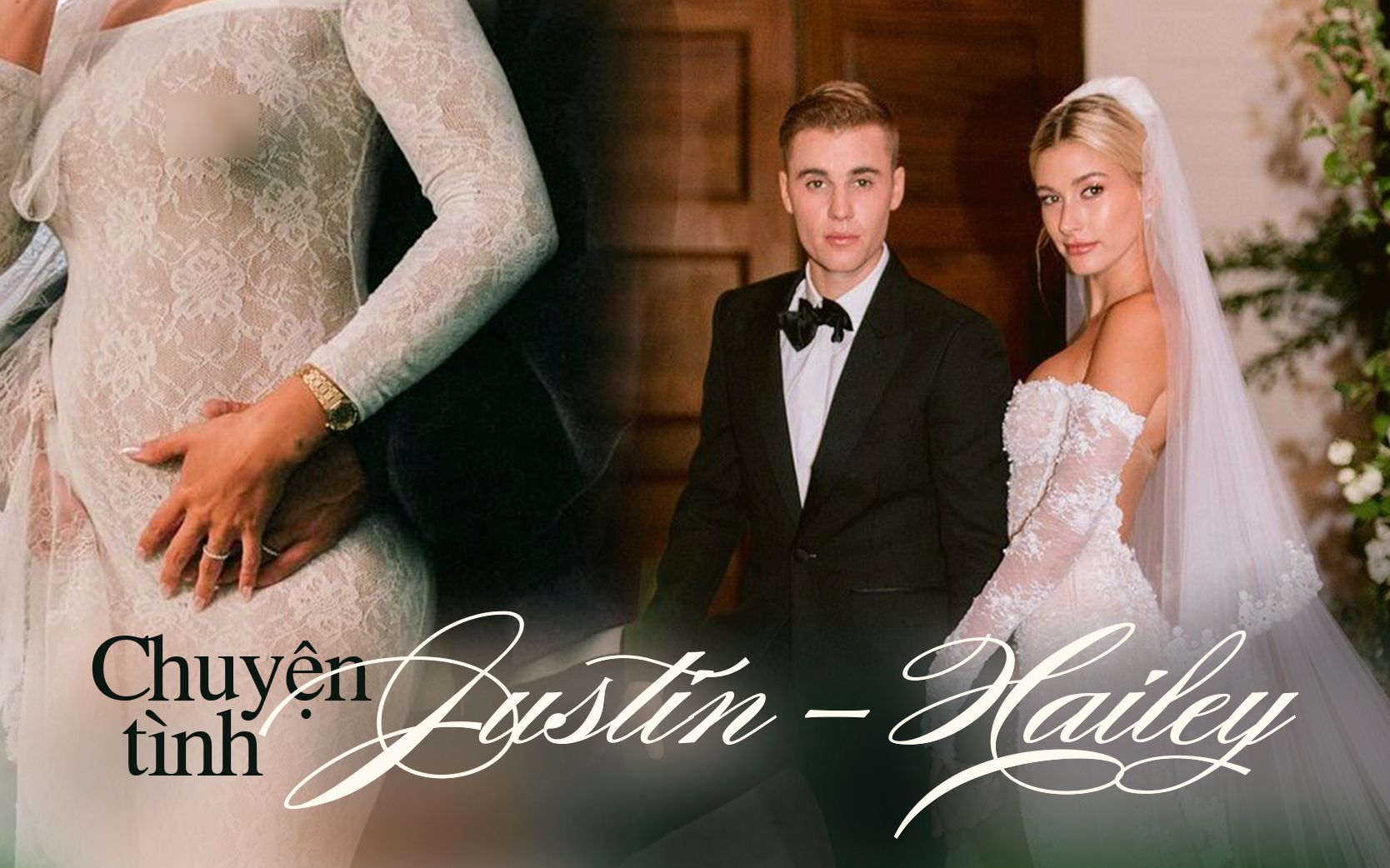 Justin và vợ