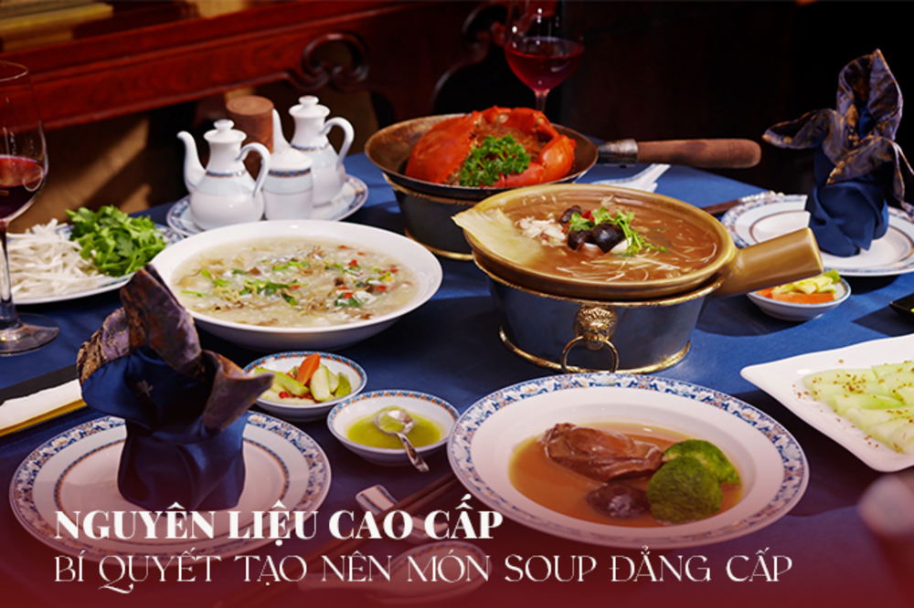 Thai Village Restaurant: "Ghim" bảng vàng soup vi cá, bào ngư cao cấp