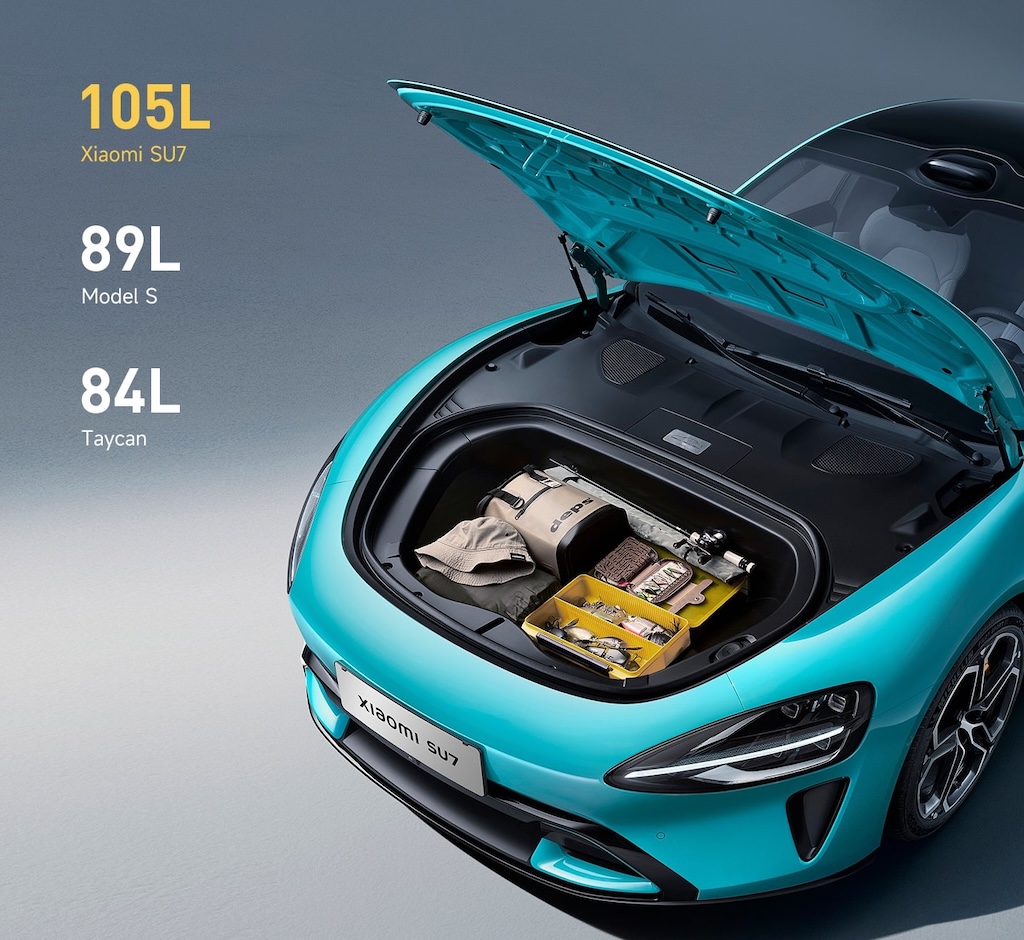 Lần đầu tiên làm ô tô điện, Xiaomi tự tin "gạt giò" được cả Porsche Taycan với coupe 4 cửa điện SU7