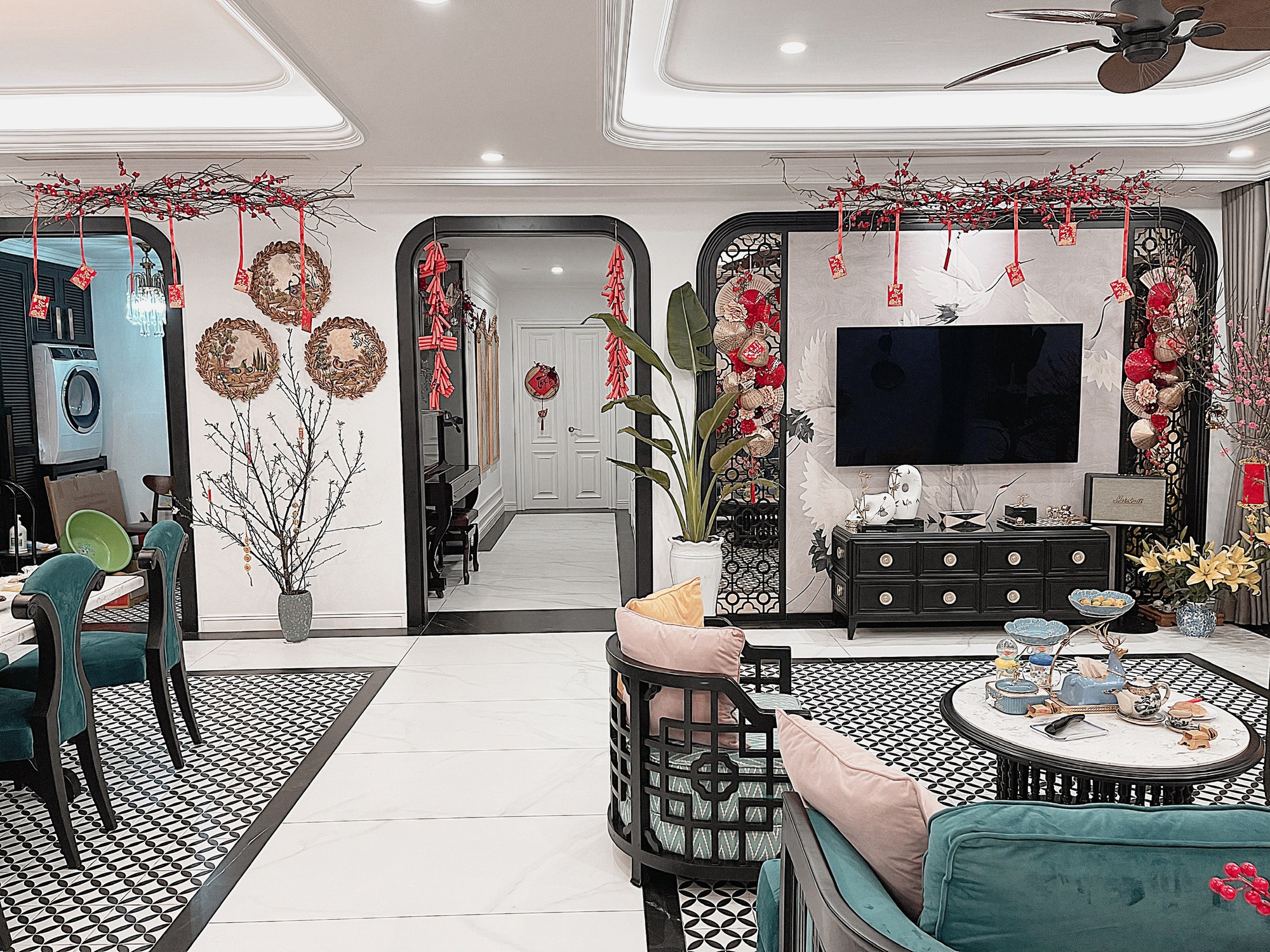 trang trí nhà đón Tết
